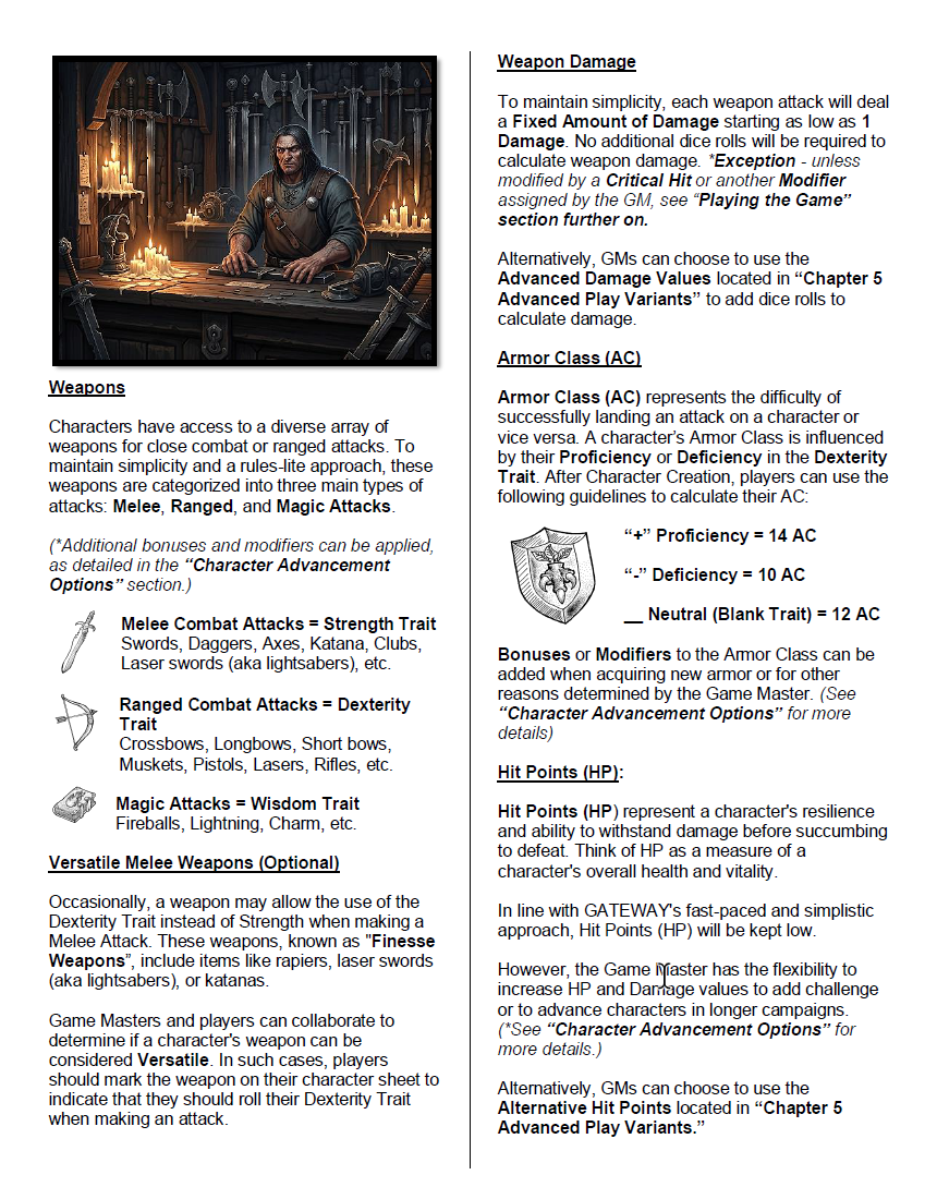 Screenshot 6 for GATEWAY RPG: The Free d20 Tabletop Roleplaying Game