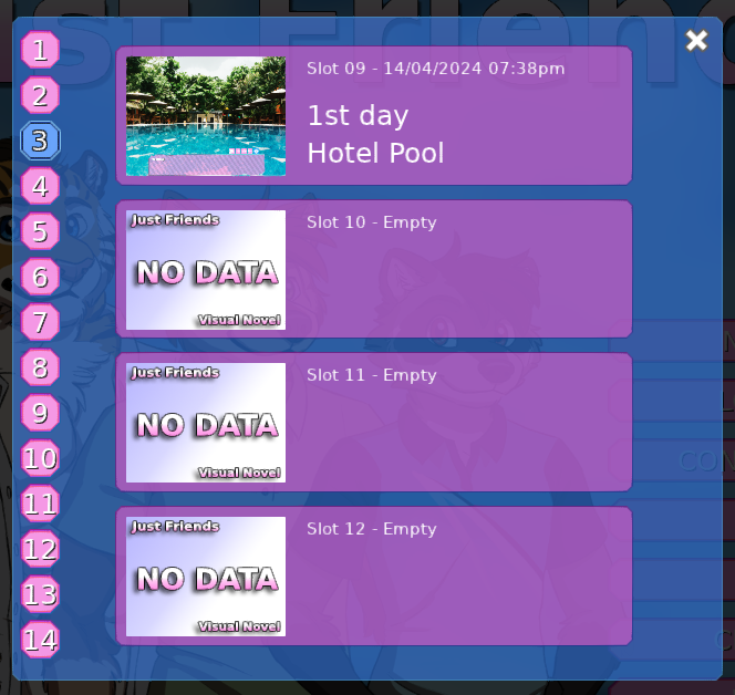 Screenshot 3 for Just Friends - Visual Novel
