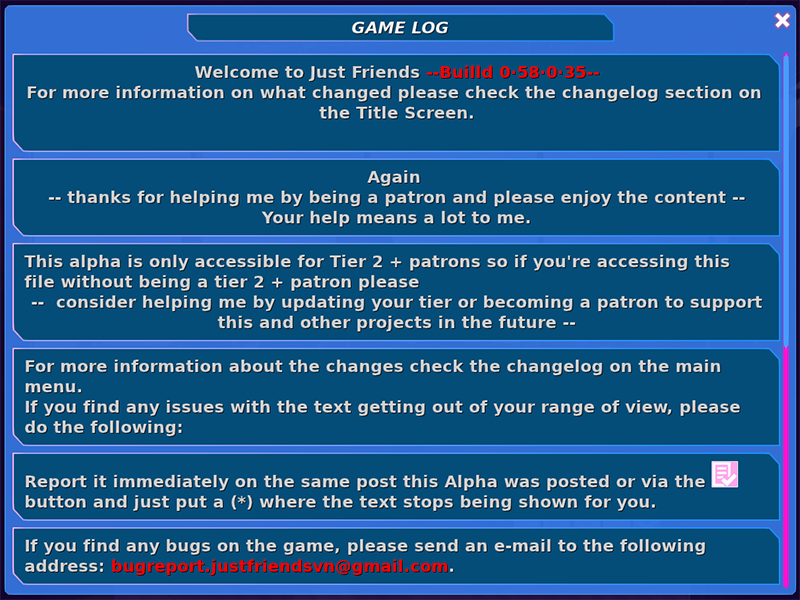 Screenshot 4 for Just Friends - Visual Novel
