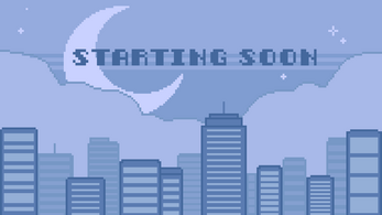 Animated Dreamy, Pastel Pixel Cityscapes for Twitch/Streaming by skullstho