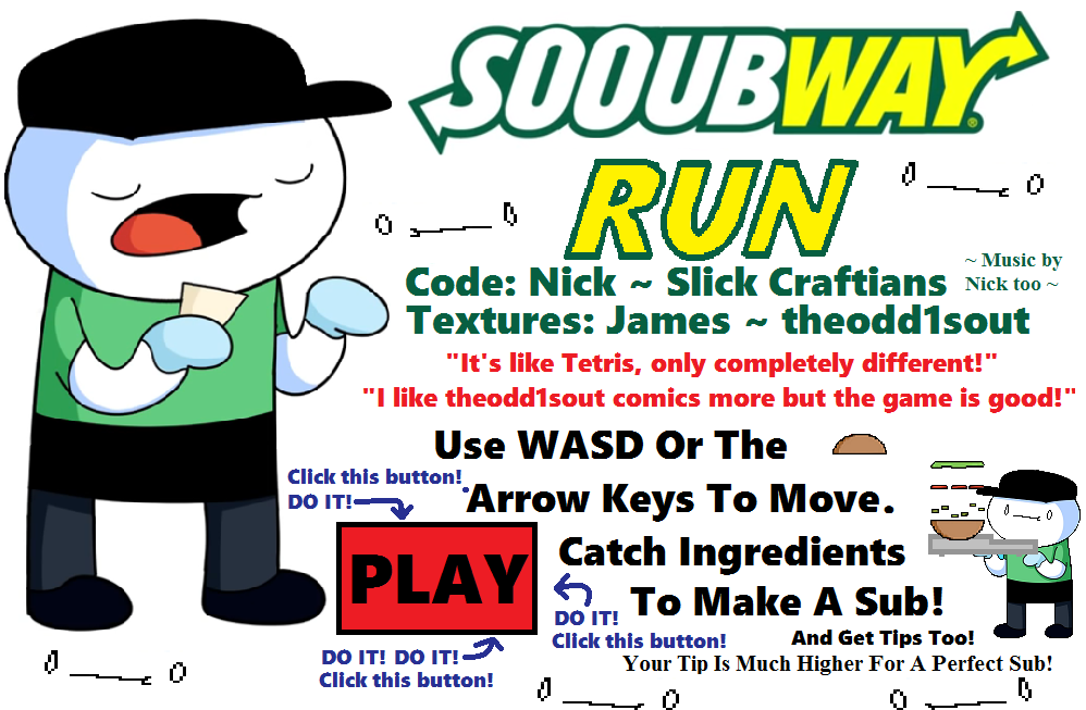 Sooubway Run by SlickNickP for 2D Fan Games.