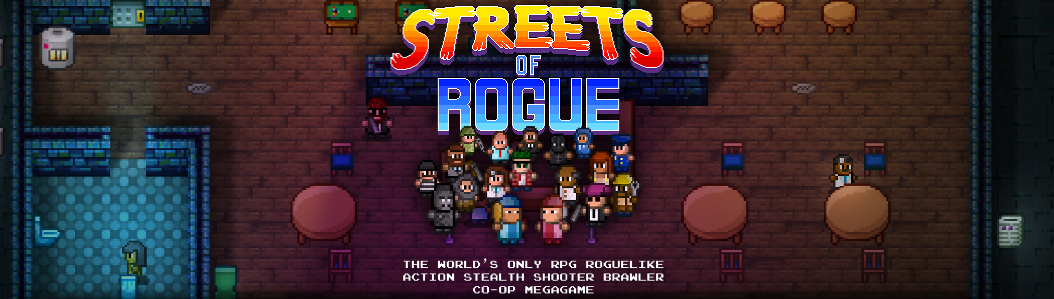 Как играть в streets of rogue на двоих на одном компьютере