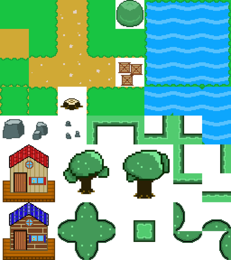 Basic Top Down 2D Land & More by Goodmorin