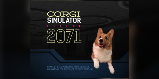 Corgi Simulator 2071 by CorgiSim, SpaceDragon, Hats for SPACE COWBOY JAM 