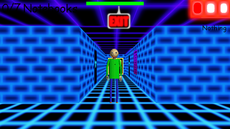 Baldi's Basics Neon Texture Pack 1.4.3 port! by TheTopHattedStickman