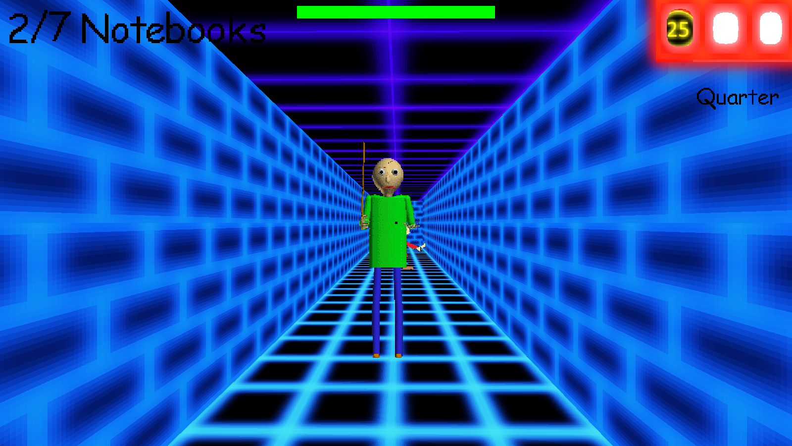 Games like Baldi's Basics Neon Texture Pack 1.4.3 port! 