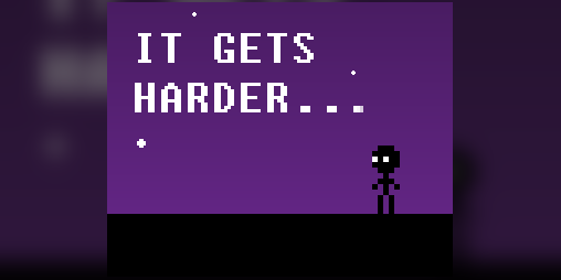 Cover image for It gets harder...