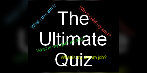 Cover image for The Ultimate Quiz