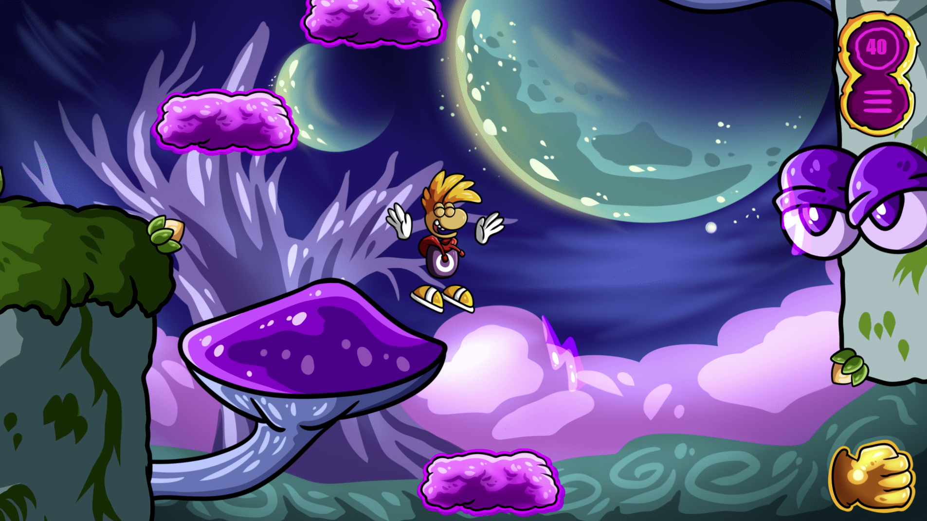 Official concept art of the video game rayman 4