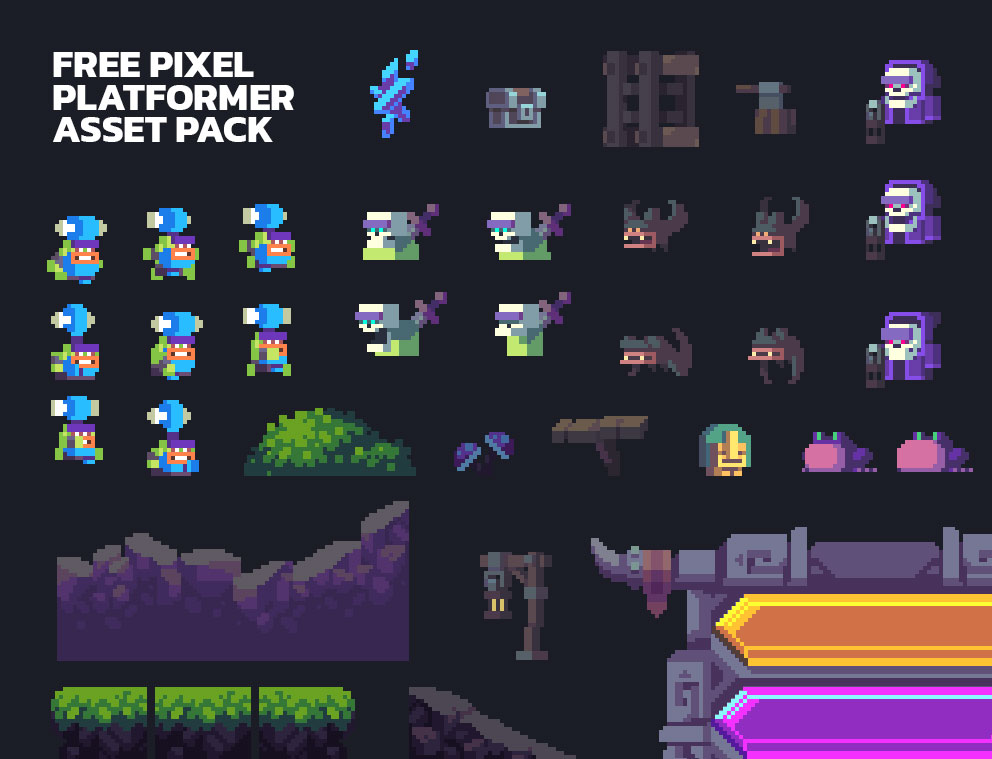 Free Pixel Game Asset Pack