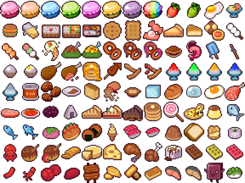 food pixel Icon by Inari