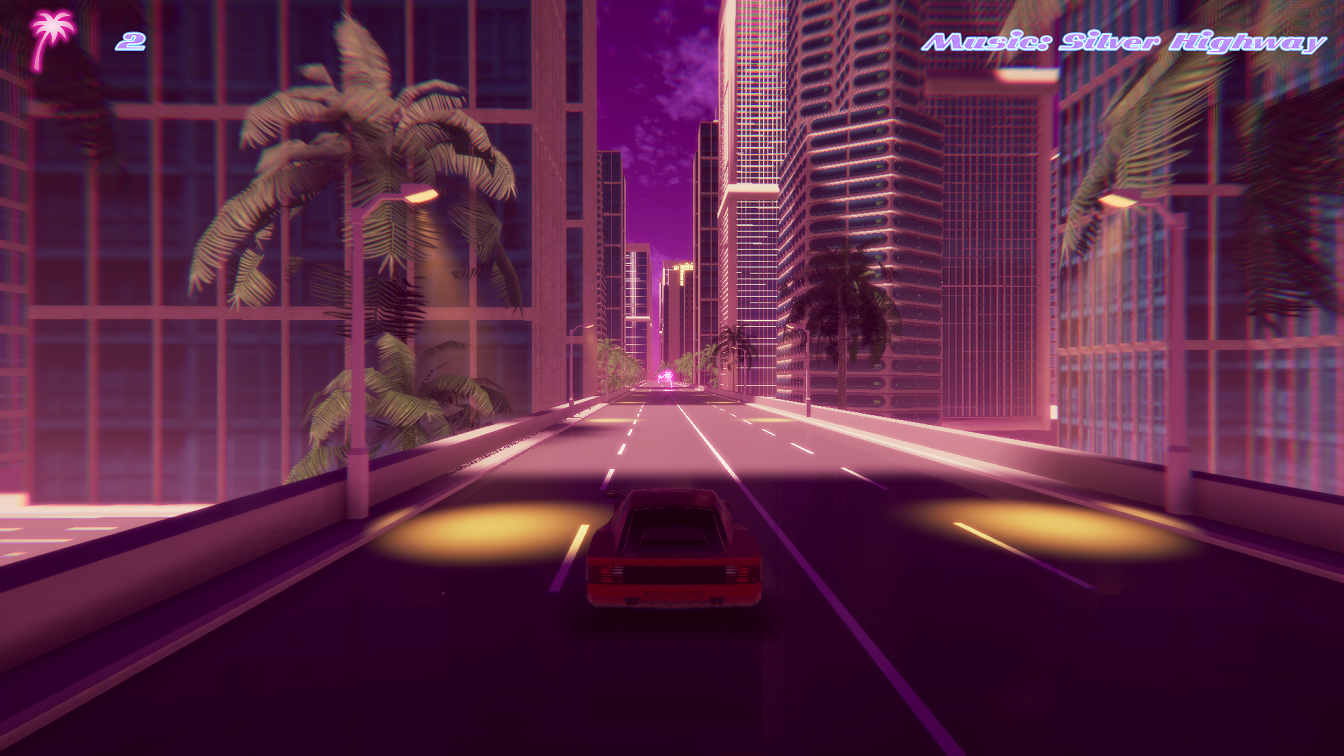 Neon Highway by Bence Mervay for 2020 HEJ November, December - itch.io