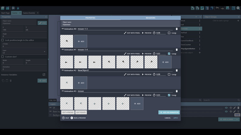 Simple Gdevelop Game Template by Wishforge