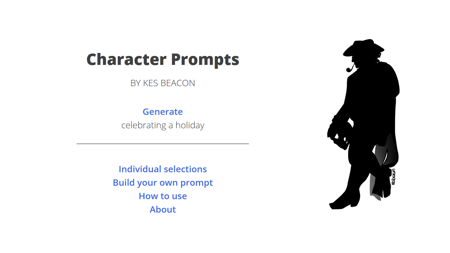 View Character Prompt Generator Writing Pictures