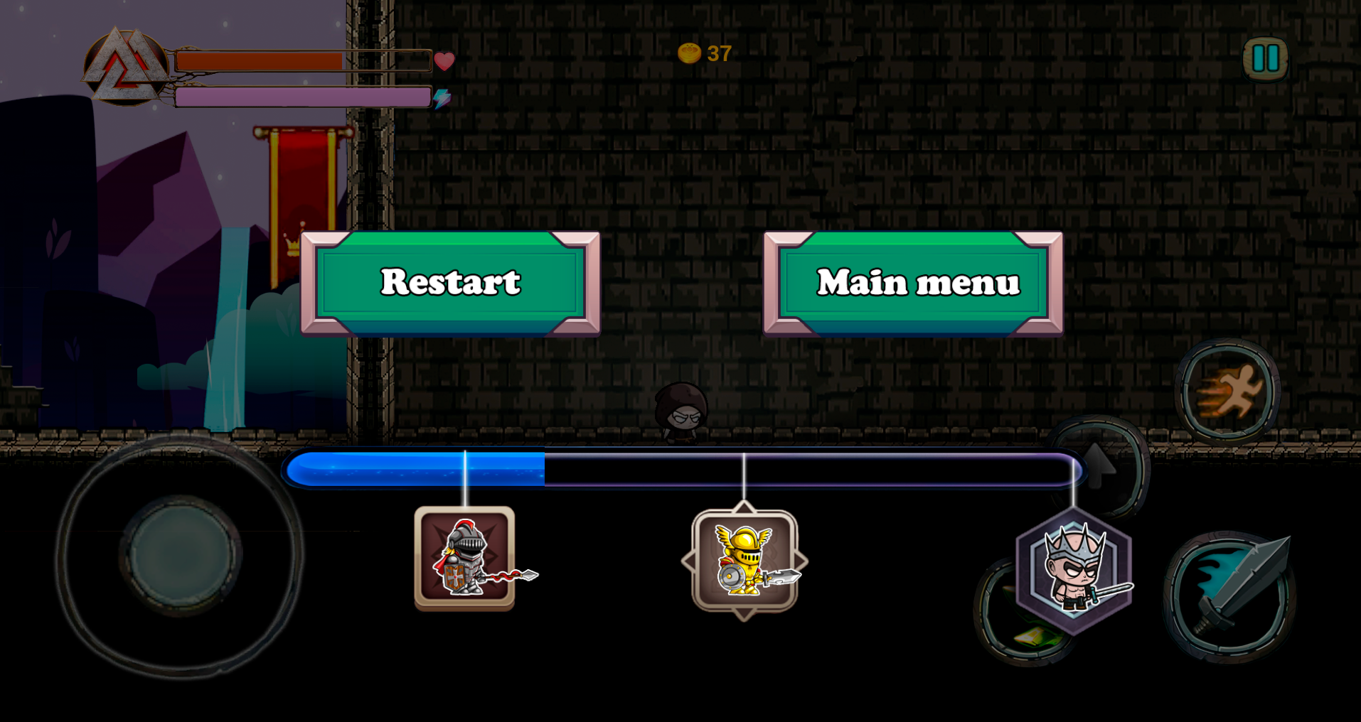 Dungeon Seeker by WorldMan for Finally Finish Something 2021 - itch.io