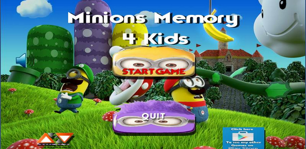 Minions Memory 4 Kids