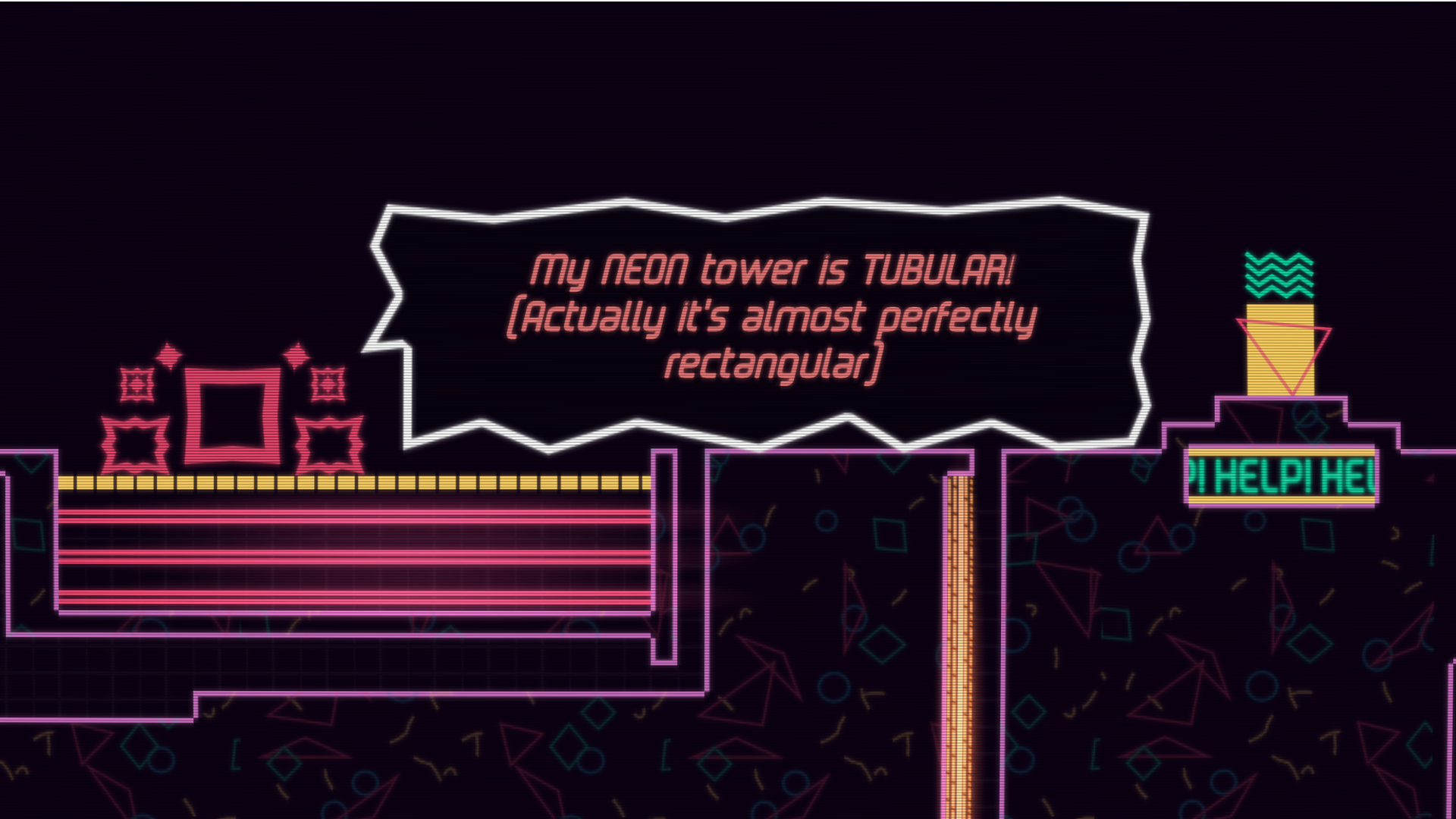 BIG NEON TOWER VS TINY SQUARE - Play for Free!