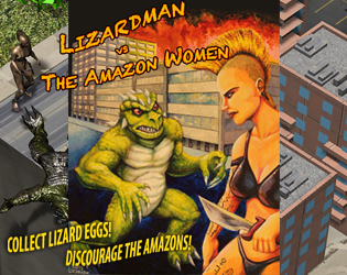 Lizardman vs The Amazon Women