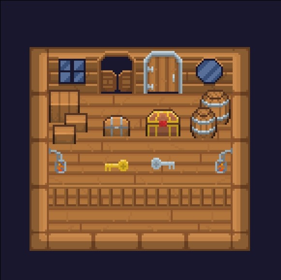 [24-Bit] Top-Down Western and Pirate Tileset! by Karnificial