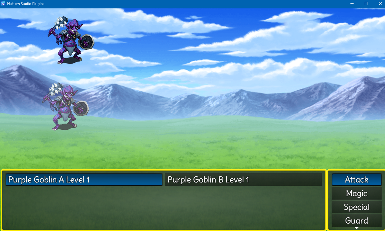 Screenshot 4 for Hakuen Studio Enemy Class for RPG Maker MV MZ