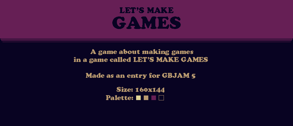 Let's Make Games