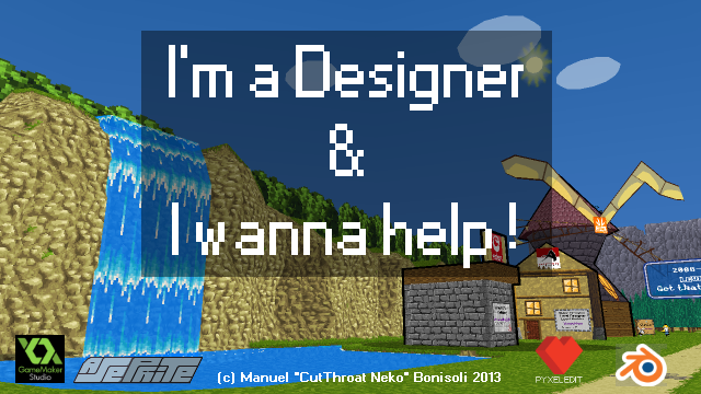 I'm a designer and I wanna help!