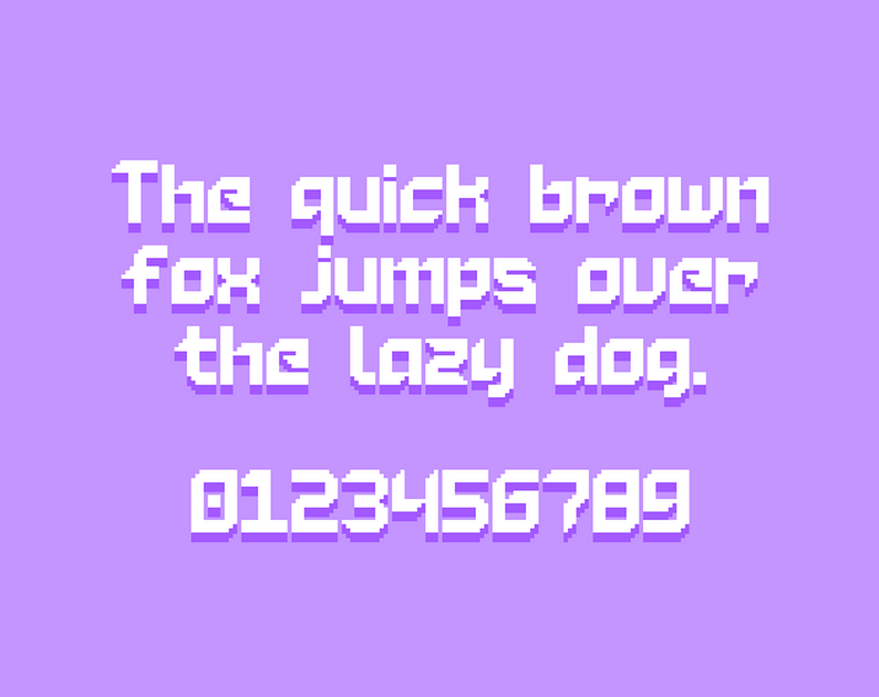 Formal Future - 16x16 Pixel Font by VEXED