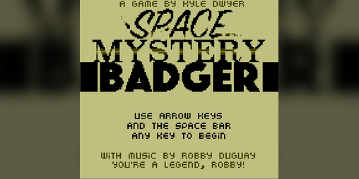 Cover image for SPACE BADGER MYSTERY SPACE MYSTERY BADGER