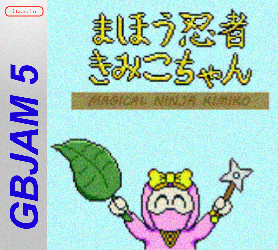 まほう忍者きみこちゃん / Magical Ninja Kimiko (GBJam 5 Submission
