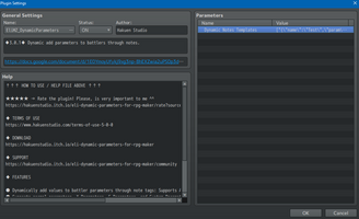 Dynamic Parameters 3.0.1 - Bug fixes and compatibility - Hakuen Studio ...