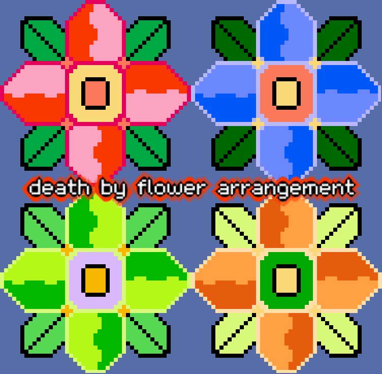 Cover image for death by flower arrangement