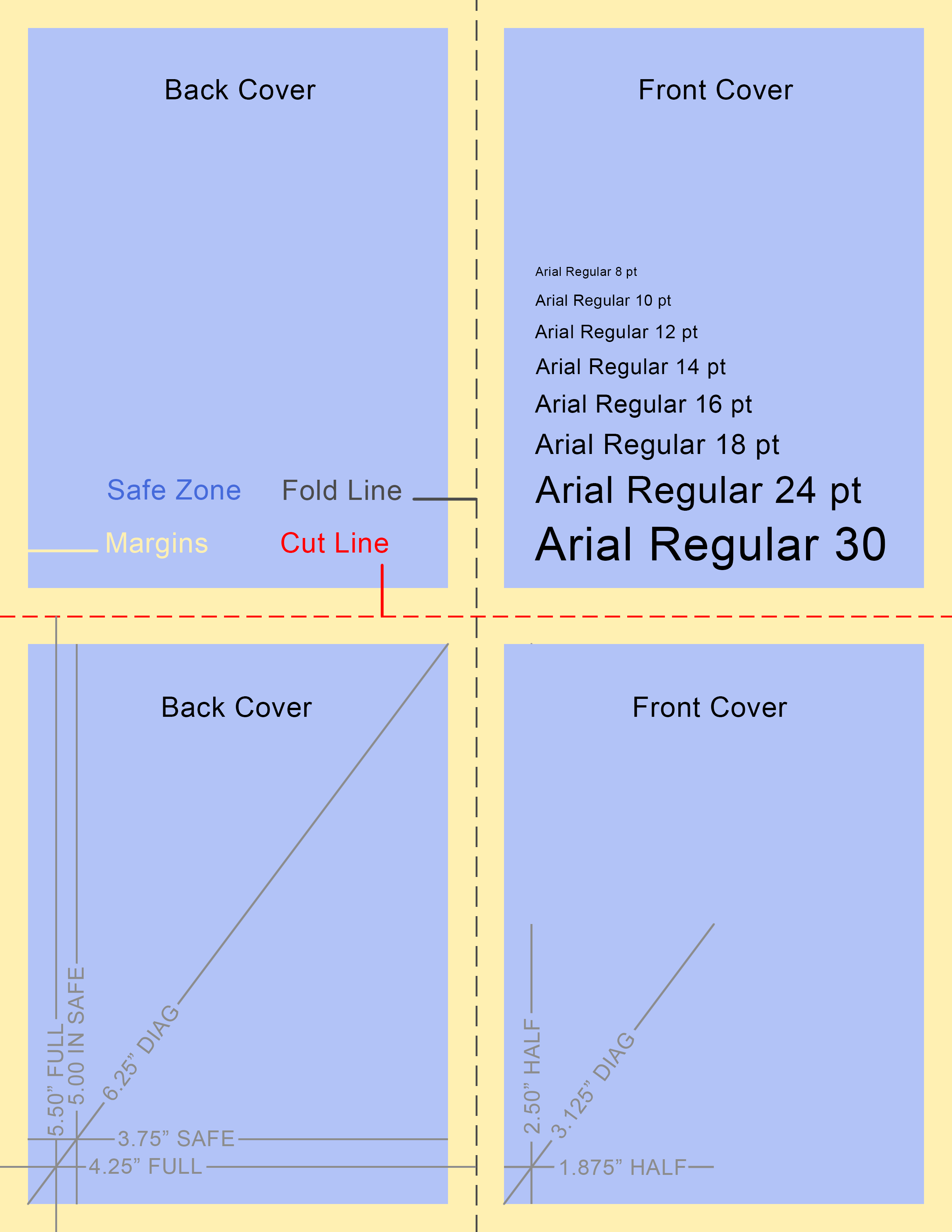 Quarter Zine Booklet Template By Matthew Gravelyn