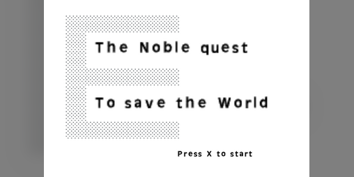 Cover image for The Noble quest to save the World