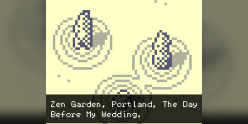 Cover image for Zen Garden, Portland, The Day Before My Wedding