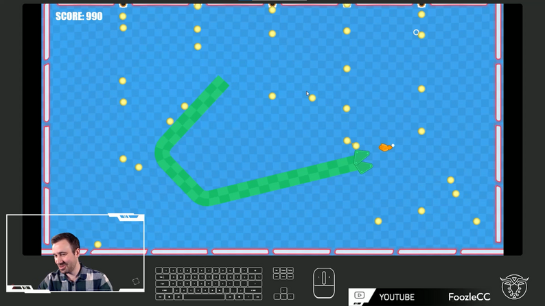 Water Snake! Game and Construct 3 Tutorial by Foozle