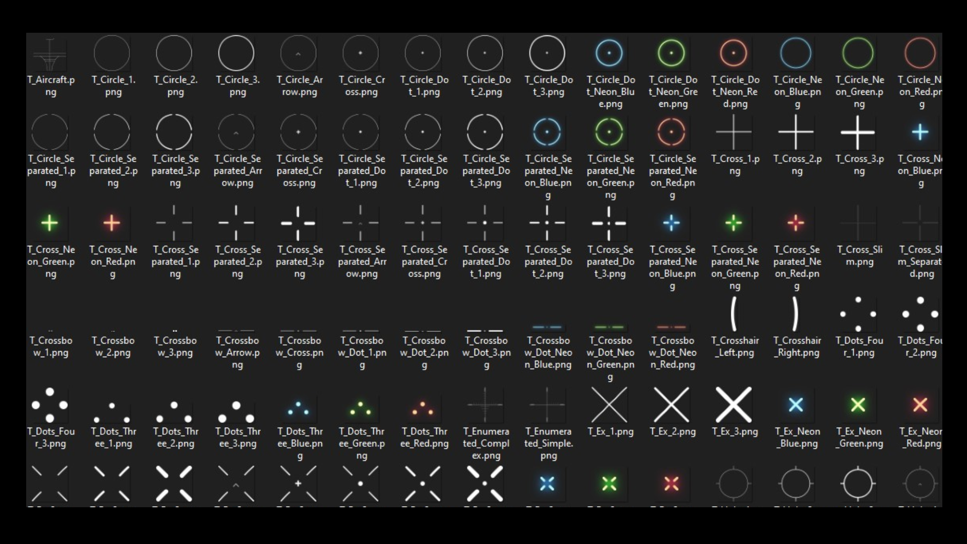 Shooter Crosshair Pack V2 0 By L4M0S