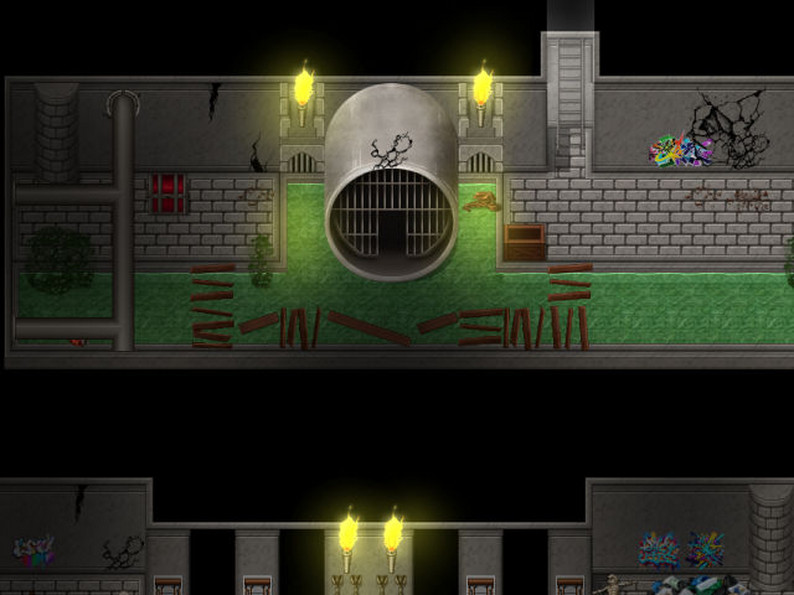 KR Sewer Central Tileset for RPGs v2! by Kokoro Reflections