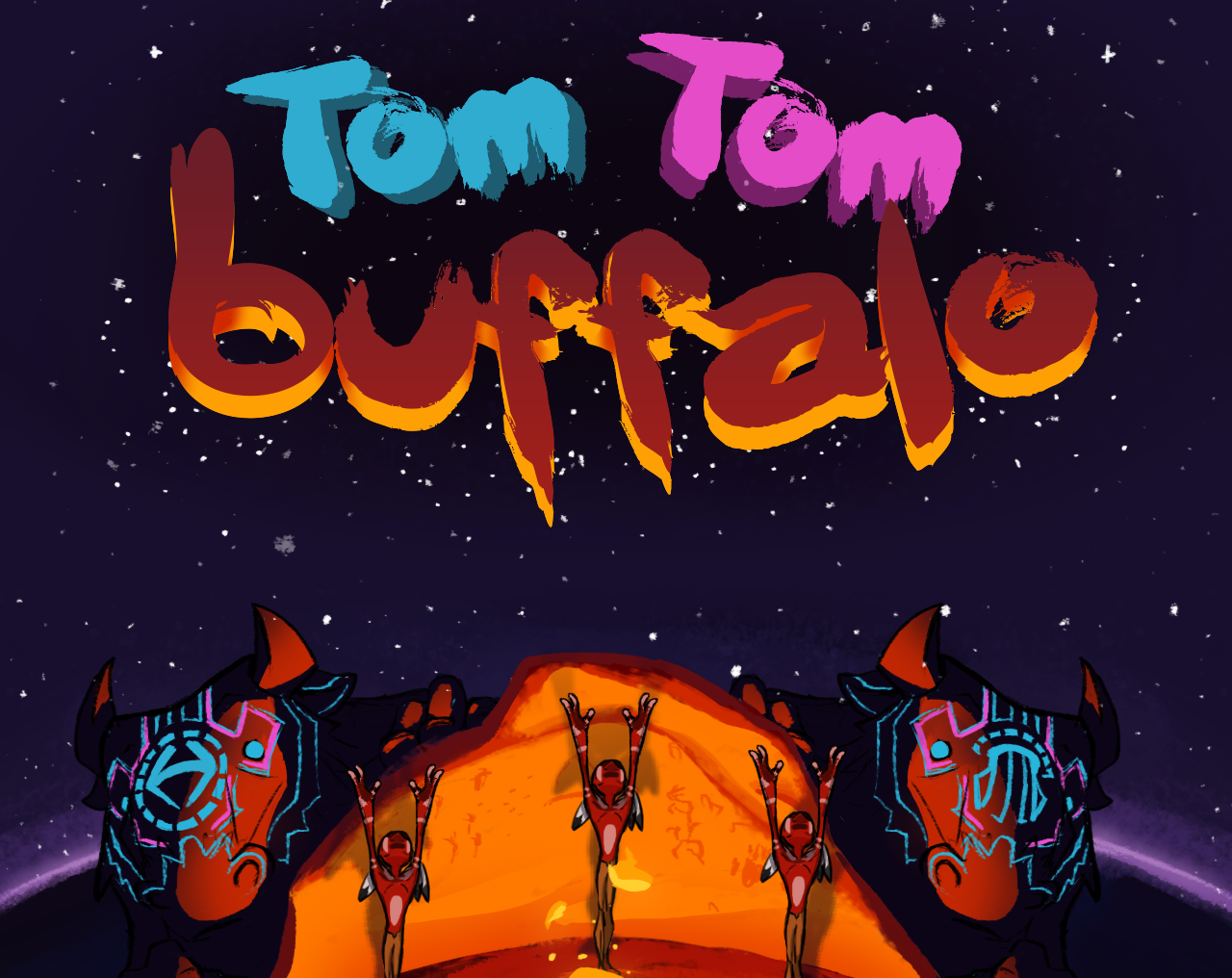Tom Tom Buffalo by blackhornstudios