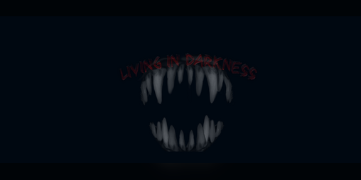 Cover image for Living in Darkness