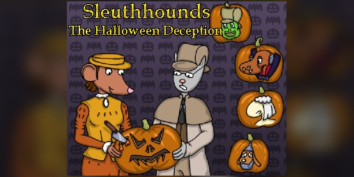 Cover image for Sleuthhounds: The Halloween Deception