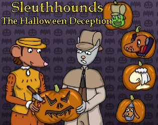 Cover image for Sleuthhounds: The Halloween Deception