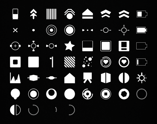 HUD ICONS PACK VOL. 1 By Claudiu Rentea