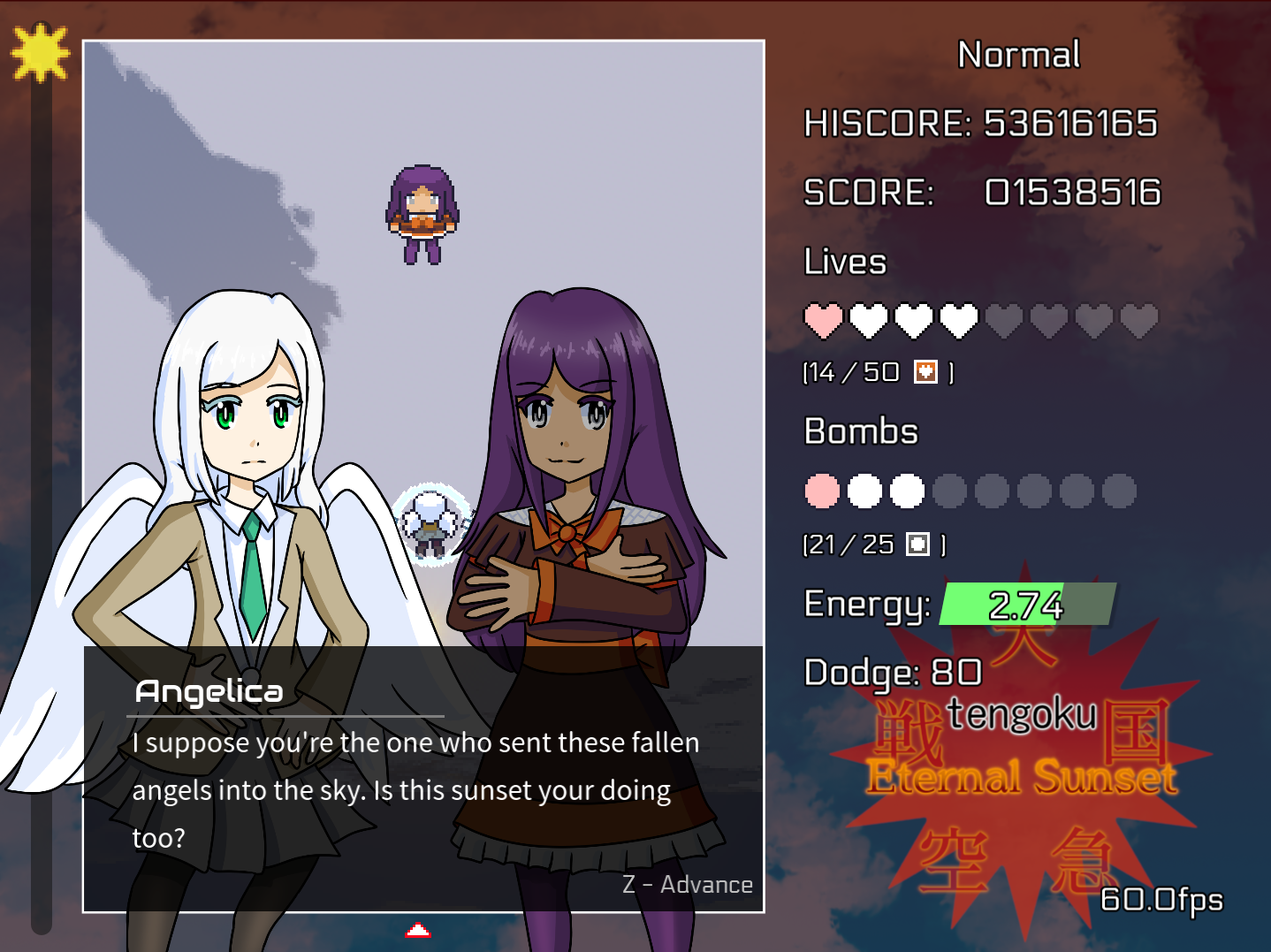 Screenshot 3 for Tengoku: 急空戦 〜 Eternal Sunset