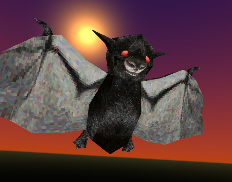 PS1/PSX style wild bat models by obliviist