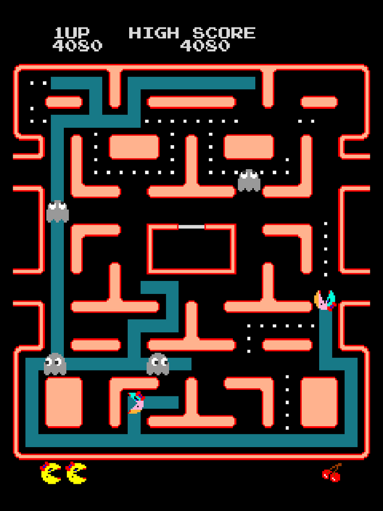 Classy Ms. Pac-Man by Jordan Hamlin
