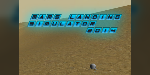Cover image for Mars Landing Simulator 2014