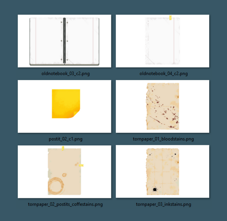 Pixel Menu GUI HUD Paper UI Design Kit by Thomas Feichtmeir 