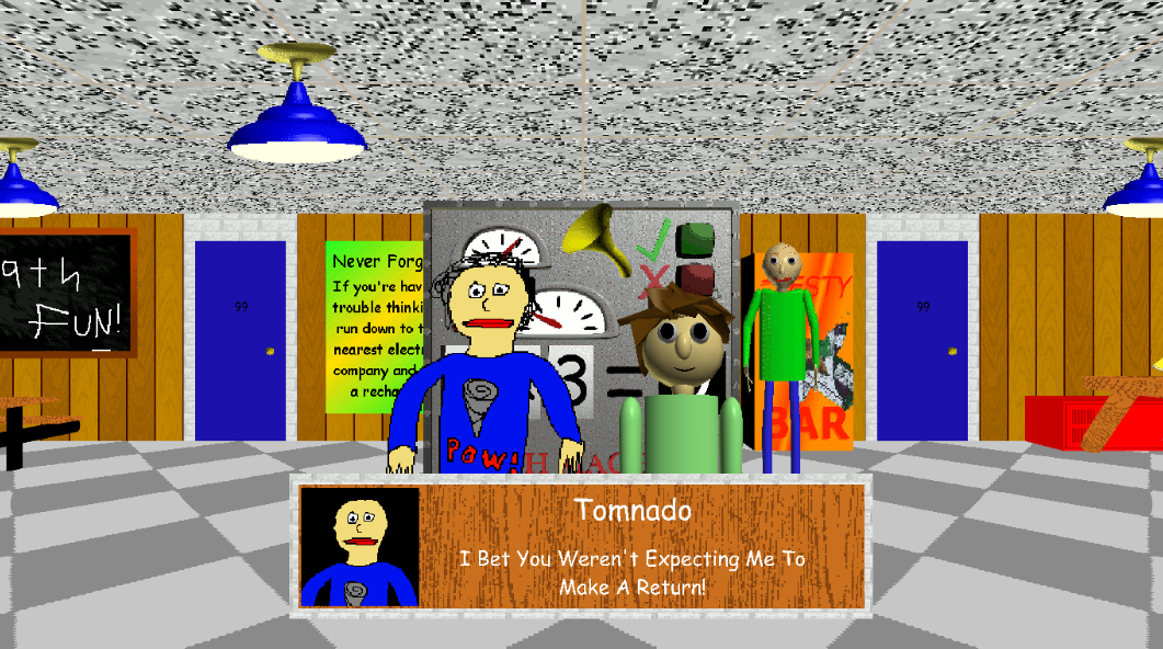 Learn Math and the Meaning of Fear in Baldi's Basics - mxdwn Games