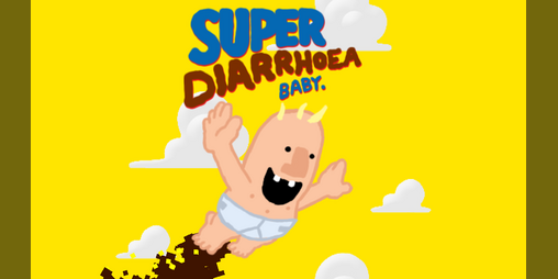 Cover image for Super Diarrhoea Baby