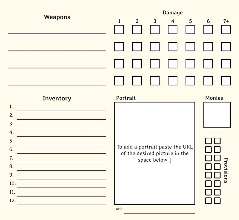 Troika! - Online Character Sheet By Dismaster FraNe